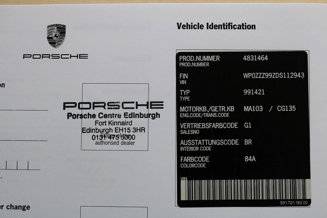 Porsche 911 3.8 991 Carrera 4S Coupe 2dr Petrol PDK 4WD Euro 5 (s/s) (400 ps)